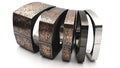 aro hinged segment ring acero 316l set x3