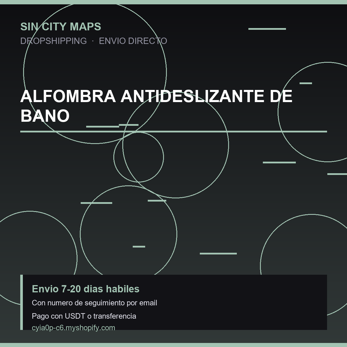 Alfombra Antideslizante de Bano