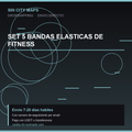 Set 5 Bandas Elasticas de Fitness