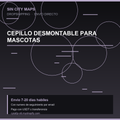 Cepillo Desmontable para Mascotas