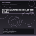 Cepillo Limpiador de Pelos con Bomba