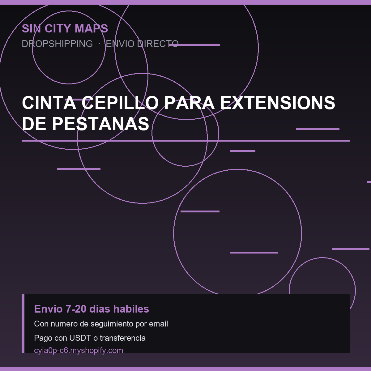 Cinta Cepillo para Extensions de Pestanas
