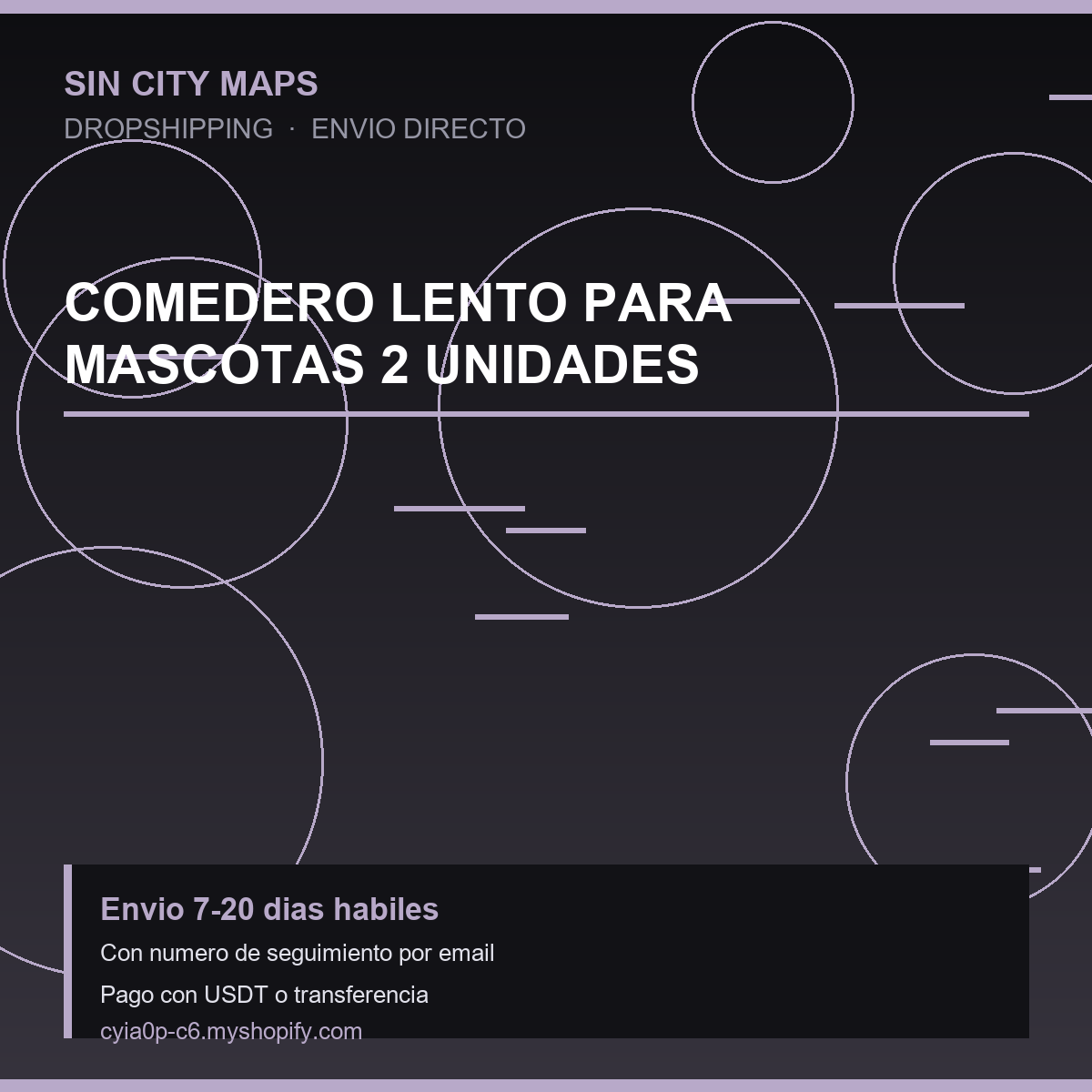 Comedero Lento para Mascotas 2 Unidades