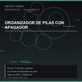 Organizador de Pilas con Apagador