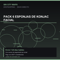 Pack 6 Esponjas de Konjac Facial