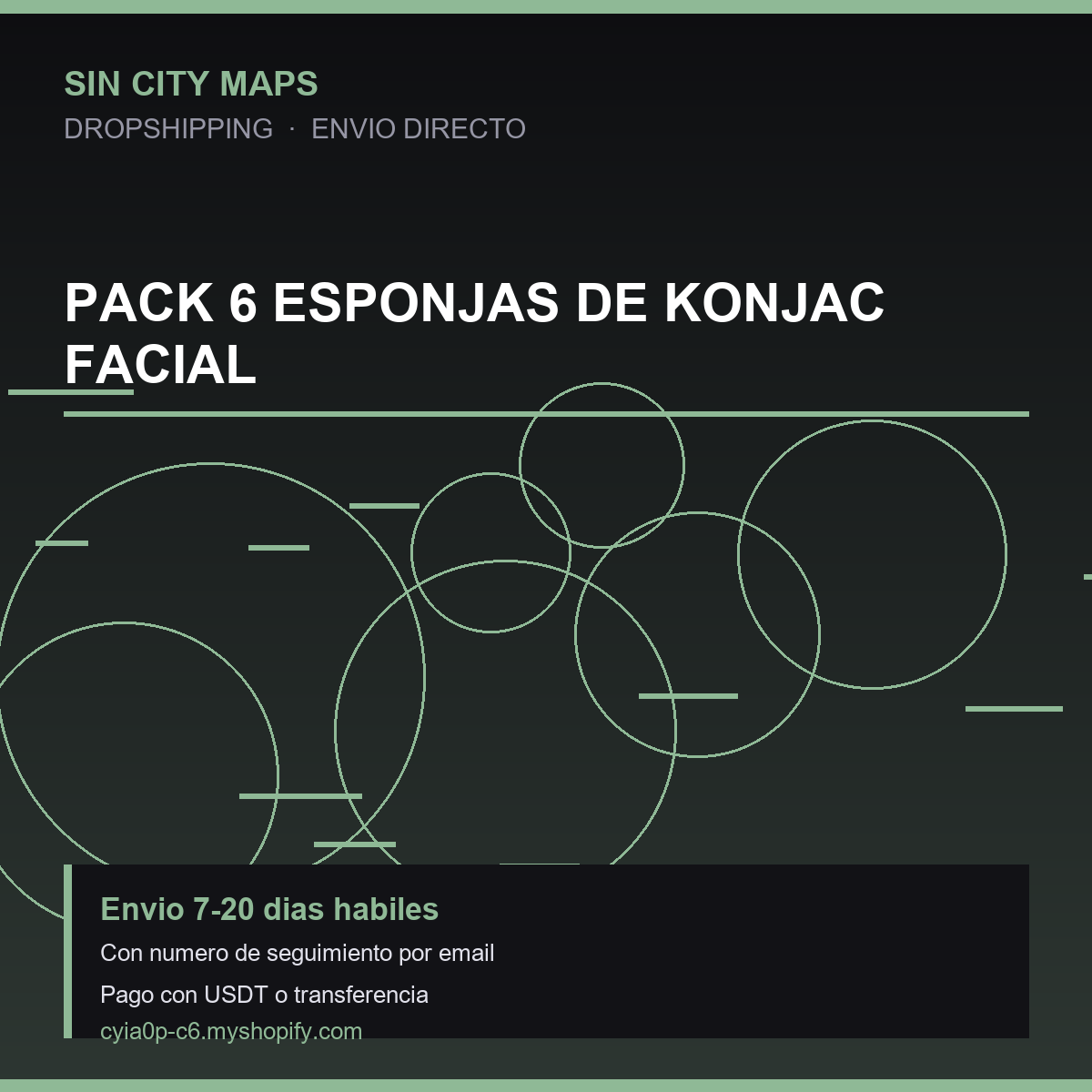 Pack 6 Esponjas de Konjac Facial