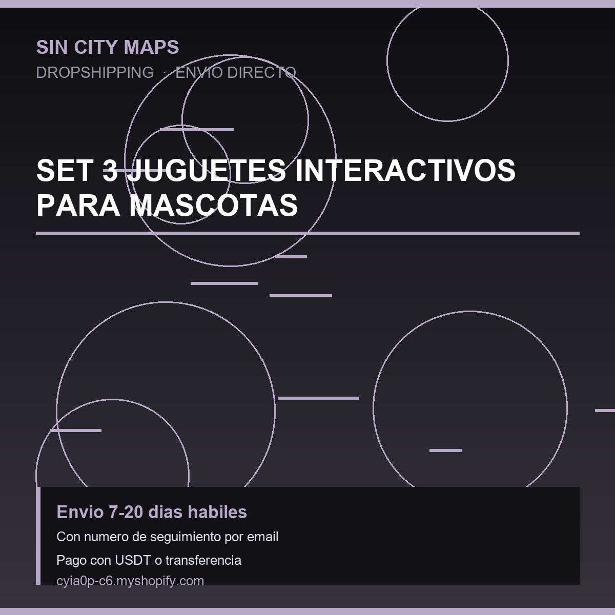 Set 3 Juguetes Interactivos para Mascotas
