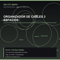 Organizador de Cables 3 Espacios