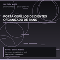 Porta Cepillos de Dientes Organizado de Bano