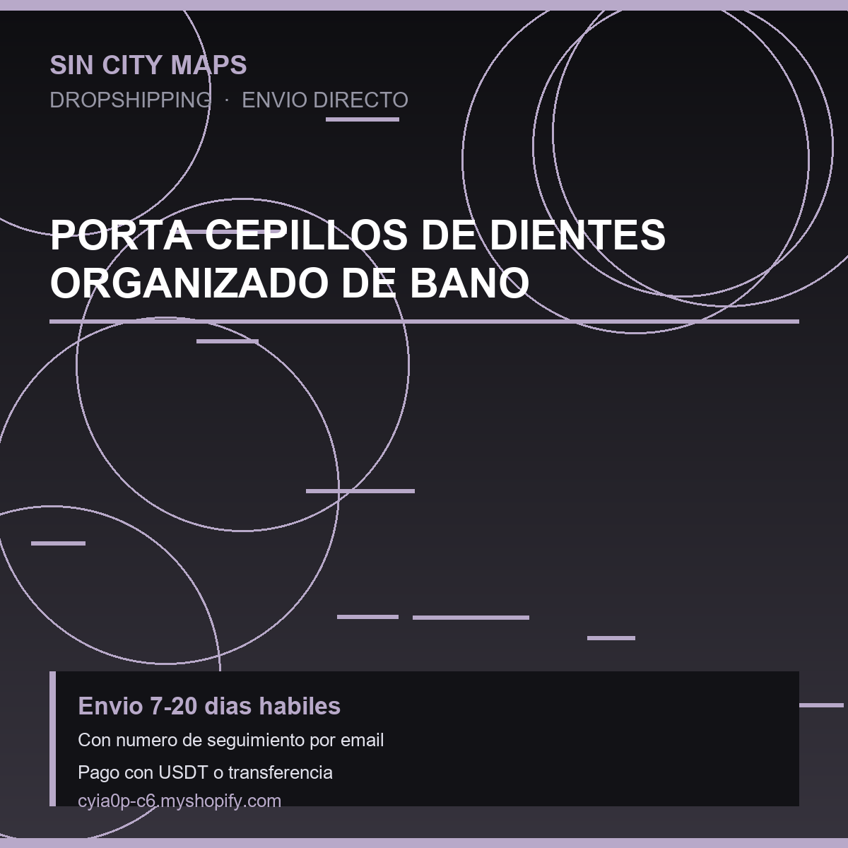 Porta Cepillos de Dientes Organizado de Bano