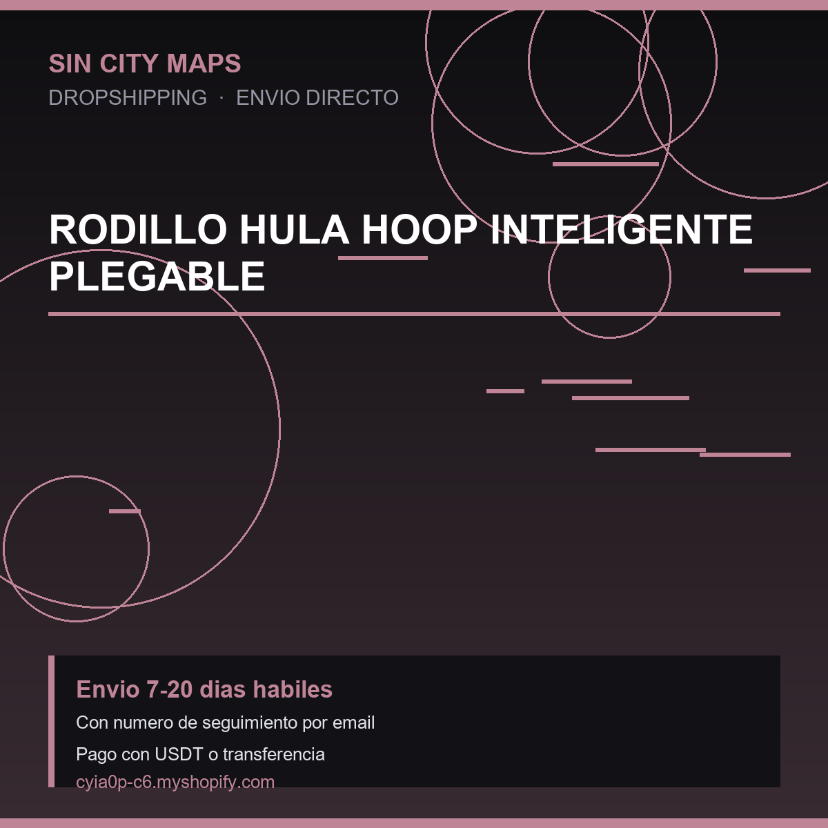 Rodillo Hula Hoop Inteligente Plegable