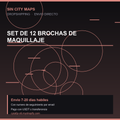 Set de 12 Brochas de Maquillaje