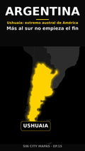 Poster EP15 Ushuaia la tierra habitada mas al sur