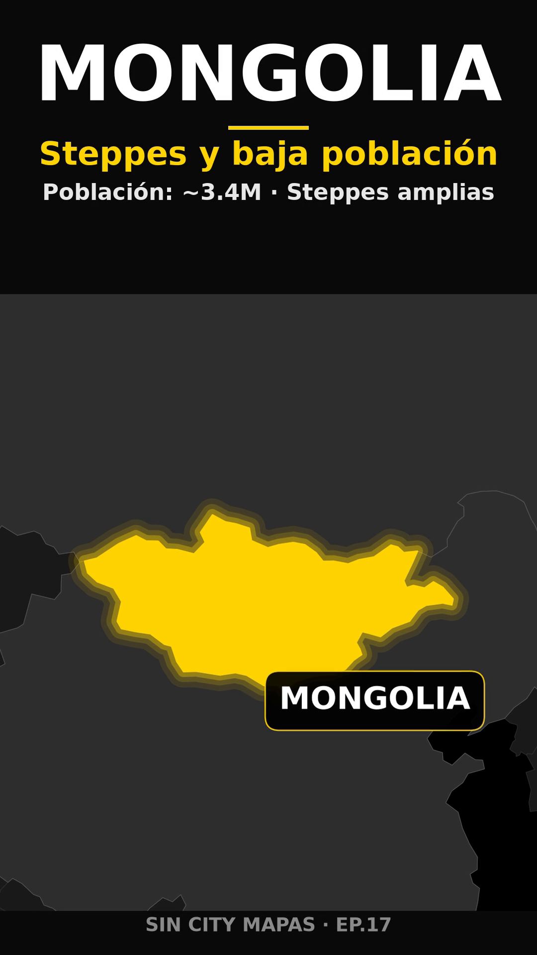 Poster EP17 Mongolia el pais mas aislado del mundo