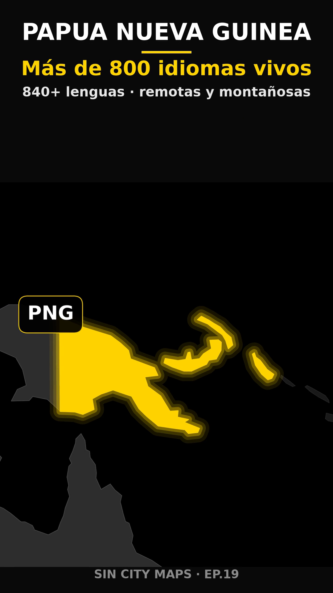 Poster EP19 Papua Nueva Guinea el pais con mas idi