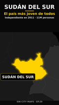 Poster EP20 Sudan del Sur el pais mas joven del mu