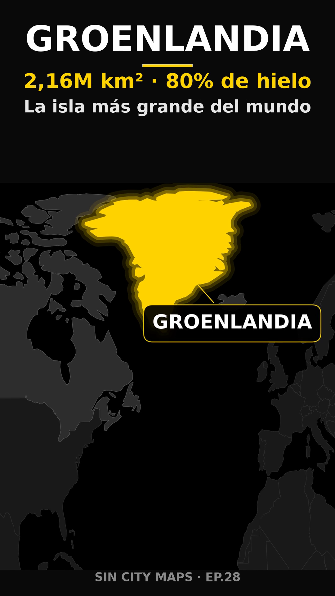 Poster EP28 Groenlandia la isla mas grande del mun