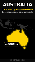 Poster EP29 Australia el unico pais que es un cont