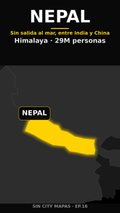 Poster EP16 Nepal pais sin mar entre India y China